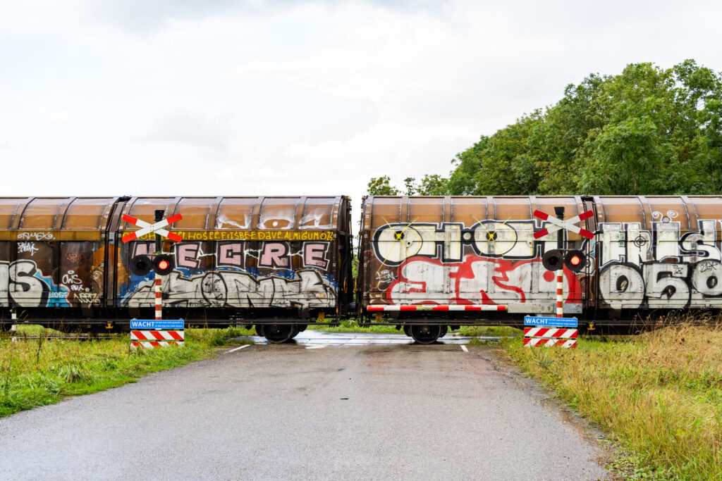 spoorwegovergang Rail Ghent-Terneuzen
